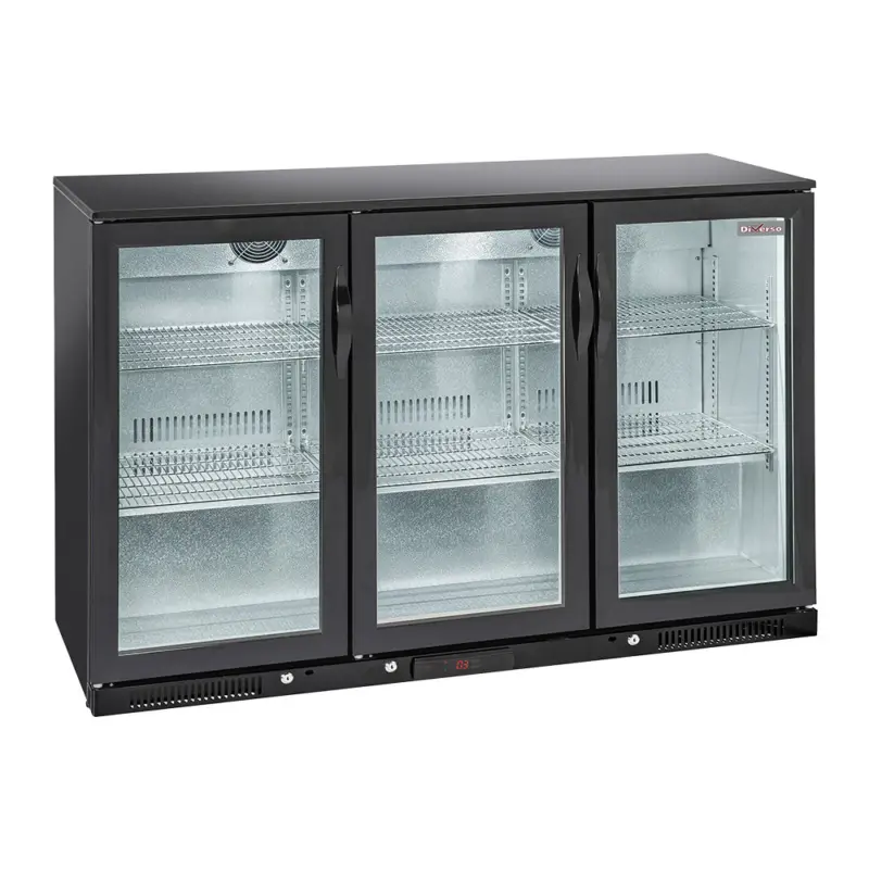 Op = Op Diverso by Diamond Barkoelkast | Back Bar | 320L | Zwart | Draaideuren | 1350x520x900mm