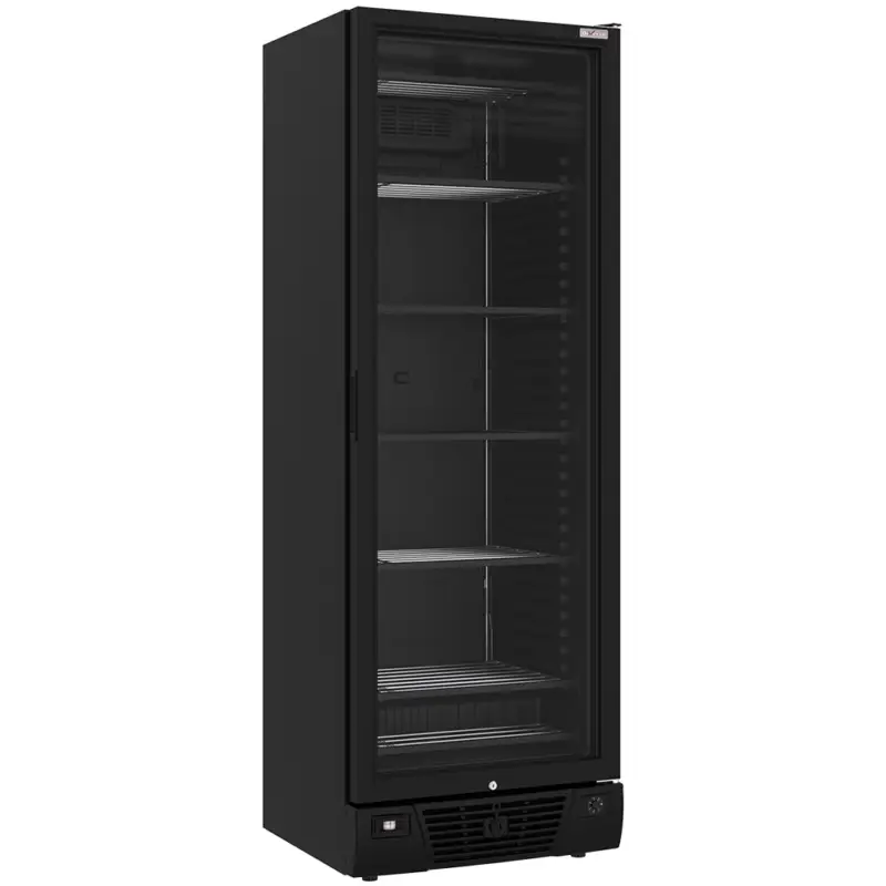 Beste Prijs Diverso by Diamond Vrieskast | 382L | Zwart | -18°C/-24°C | Geforceerd | Wielen | 640x670x1875mm