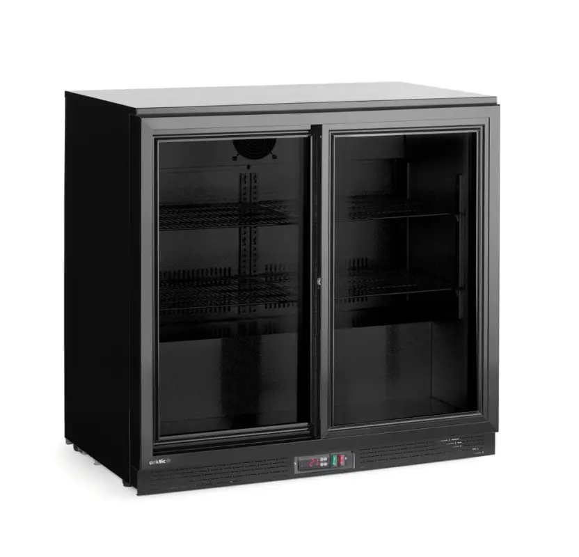 Bestel Nu Arktic Backbar Koelkast | 2 Schuifdeuren | 158L | +0°C/+10°C | LED-verlichting | 220-240V/160W | 900x520x870mm