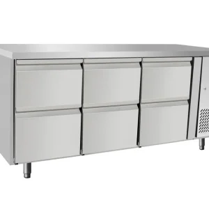 Arktic Koeltoonbank | 6 Laden | 420L | 230V/400W | Geforceerd | 1795x700x879mm Gereduceerde Prijs