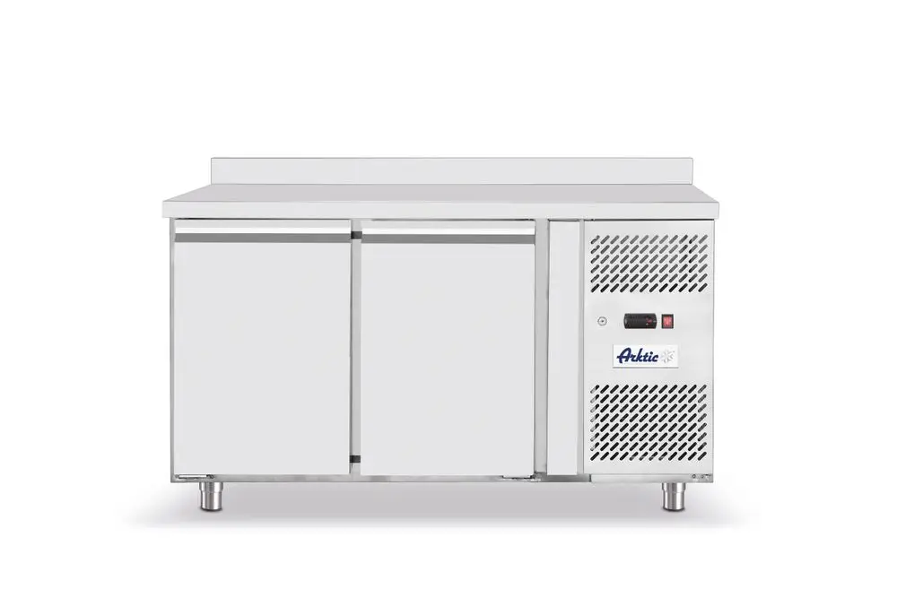 Arktic Koelwerkbank | ProfiLine | Energiezuinig | 280L | 2 Deuren 1/1 GN | -2°C/+8°C | Geforceerd | Achteropstand | 1360x700x850/890mm Beperkt Aanbod