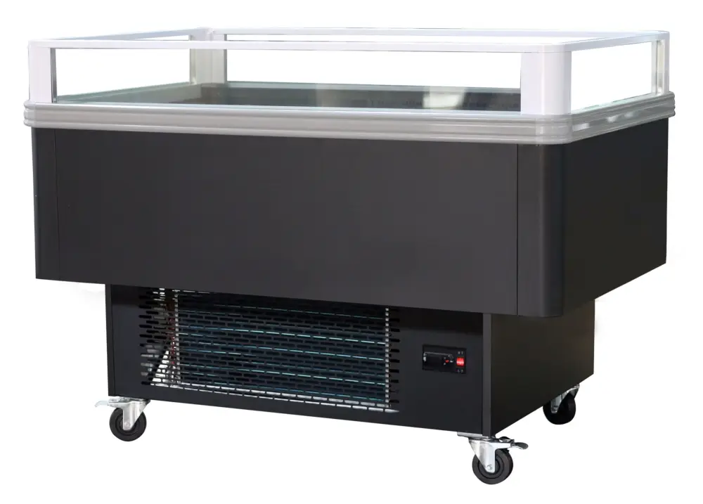 CombiSteel Koel-/Vrieseiland | Zwart/Grijs | 260L Hete Deal
