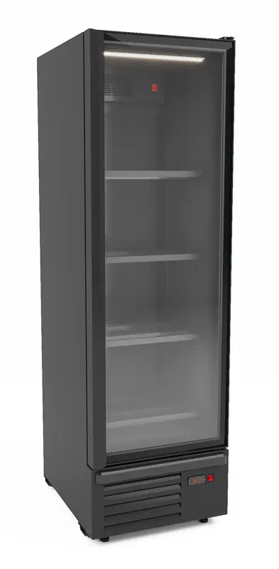 Combisteel Koelkast | 550L | Zwart | +1°C/+7°C | Geforceerd | Wielen | 630x840x2140mm Voordeelprijs