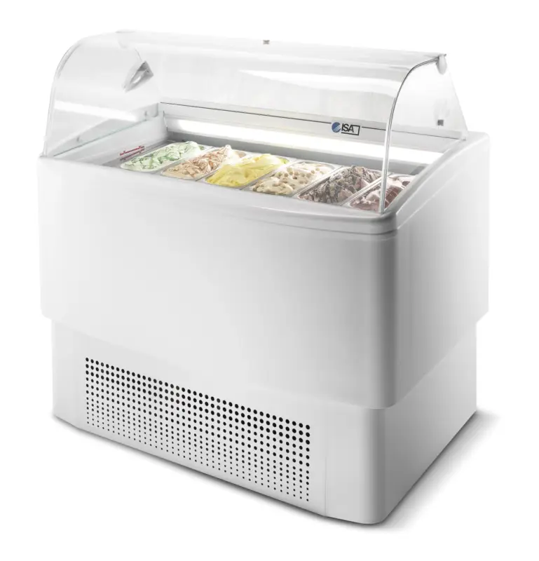 CombiSteel Schepijsvitrine Fiji | 339L | 12x 5L | 1214x630x1247mm Speciale Aanbieding