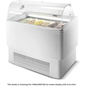 CombiSteel Schepijsvitrine Fiji 383L | 14x 5L | 1354x630x1247mm Beste Prijs