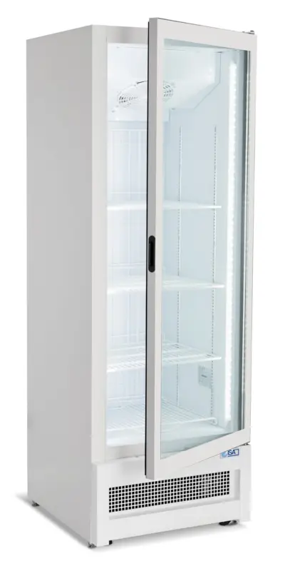 Finale Uitverkoop Combisteel Vrieskast | 353L | Wit | -16°C/-18°C | Geforceerd | Wielen | 520x740x1935mm