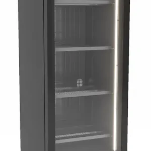 Lage Kosten Combisteel Vrieskast | 500L | Zwart | -18°C/-23°C | Geforceerd | Wielen | 666x852x2082mm