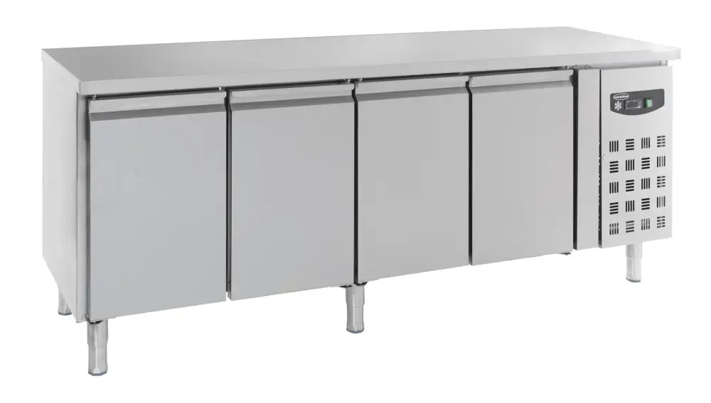 Hoge Kwaliteit Combisteel Koelwerkbank | STANDARD LINE | 511L | 4 Deuren | +2°C/+8°C | Geforceerd | 2230x600x860mm