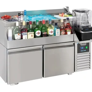 CombiSteel Koelwerkbank 180L | 2 Deuren | Cocktail Bar Station Exclusieve Aanbieding
