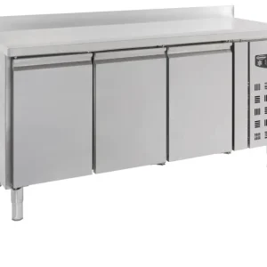 Nieuw Combisteel Koelwerkbank 417L Met 3 Deuren (1/1 GN) En Achterrand | 1795x700x850/950mm
