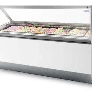 Combisteel Schepijsvitrine | Millenium 12x 5L | 1166x1054x1356mm Snelle Levering