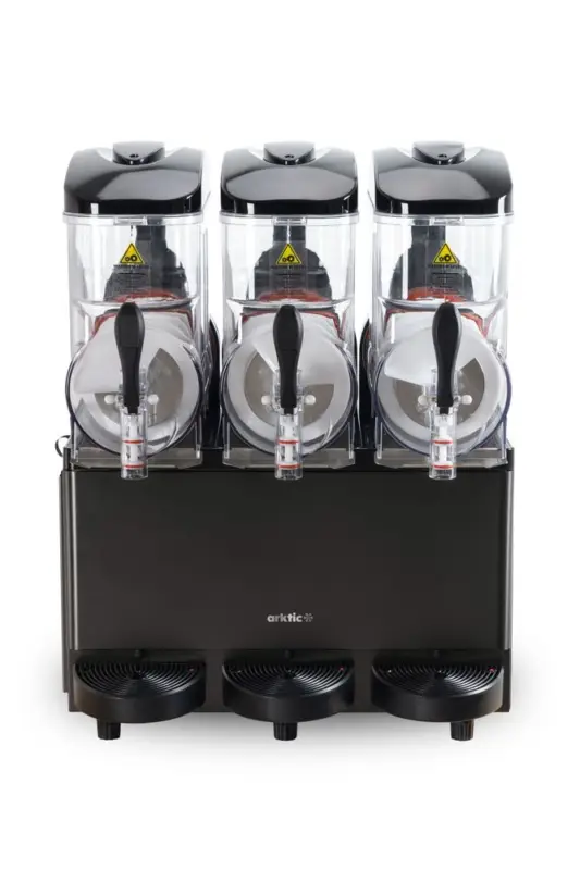 Direct Beschikbaar Arktic Slushmachine | 3x12L | 36L | Zwart | 230V/1080W | 610x490x775mm