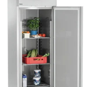 Bartscher Koelkast | 650L 2/1 GN | RVS | 0°C/+8°C | Geforceerd | Wielen | 740x835x2050mm Direct Beschikbaar