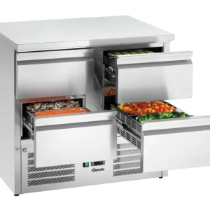 Tijdelijk Beschikbaar Bartscher Koelwerkbank | 260L | 4 Laden | 0°C/+10°C | Geforceerd | 903x700x880mm