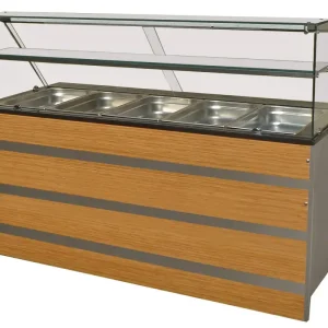 Betrouwbaar Combisteel Gekoeld Buffet GN 5x 1/1 | Statisch | Led Verlichting | 1800x800x1350mm