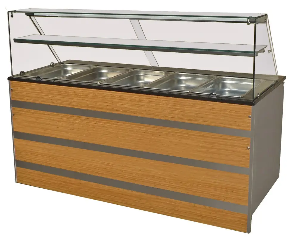 Betrouwbaar Combisteel Gekoeld Buffet GN 5x 1/1 | Statisch | Led Verlichting | 1800x800x1350mm