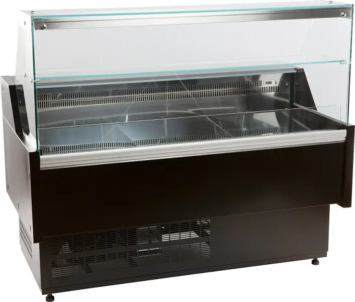 Goedkoop Combisteel Koeltoonbank Zwart | Oscar | +1°c/+10°c | 1584x815x1280mm