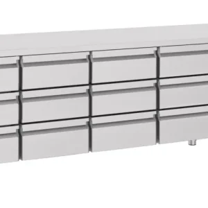 Combisteel Koelwerkbank | ENERGY LINE | 632L | 12 Laden 1/1 GN | -2°C/+8°C | Geforceerd | 2330x700x850mm Beste Prijs