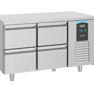 Combisteel Koelwerkbank | ENERGY LINE | Energiezuinig | 281L | 4 Laden | -2°C/+8°C | Geforceerd | 1400x700x850mm Betaalbaar