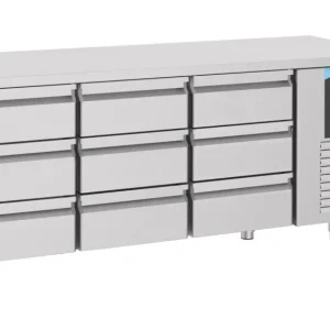 Must-Have Combisteel Koelwerkbank | ENERGY LINE | Energiezuinig | 474L | 9 Laden 1/1 GN | -2°C/+8°C | Geforceerd | 1865x700x850mm