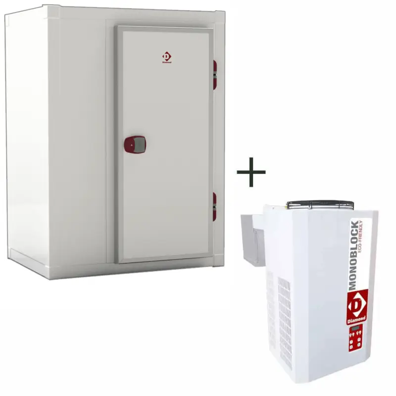 Betaalbaar Diamond Koelcel Inclusief Motor | T° -5°c +5°c | 1590x1190x2190mm