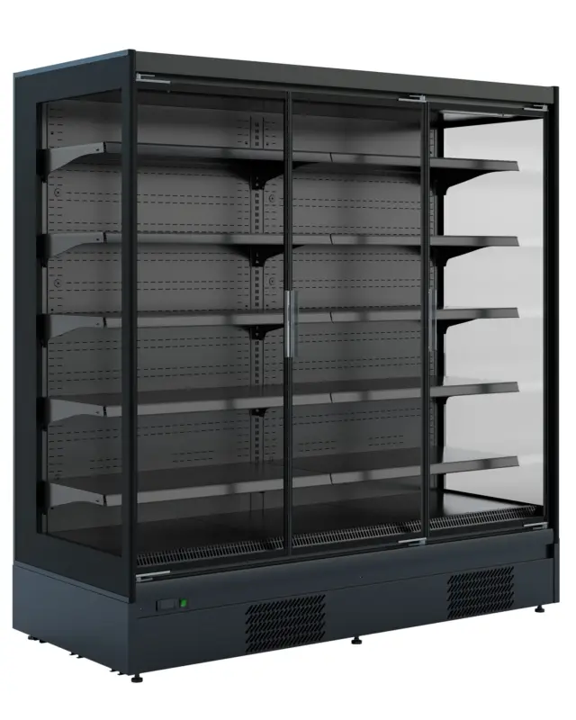 Direct Verzonden Combisteel Wandkoeling | Mike | Zwart | +2°C/+4°C | Geforceerd | 3810x865x2000mm