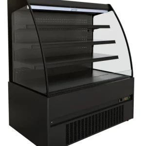 Combisteel Wandkoeling | Noah | Zwart | +2°C/+8°C | Geforceerd | Nachtgordijn | 1935x665x1500mm Speciale Aanbieding