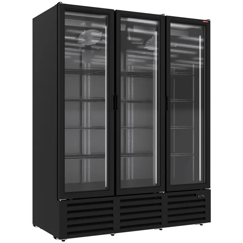 Diamond Drankenkoeling | DRINK LINE | 1455L | Zwart | +1°C/+9°C | Statisch + Ventilator | Draaideuren | Wielen | 1600x736x2050mm Beperkt Aanbod