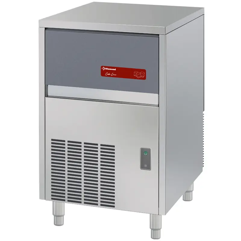 Diamond IJsblokjesmachine | CUBO LINE | Volle Blokjes (23g) | 38kg/24u | Bunker 16kg | Luchtgekoeld | 497x592x687/837mm Direct Verzonden