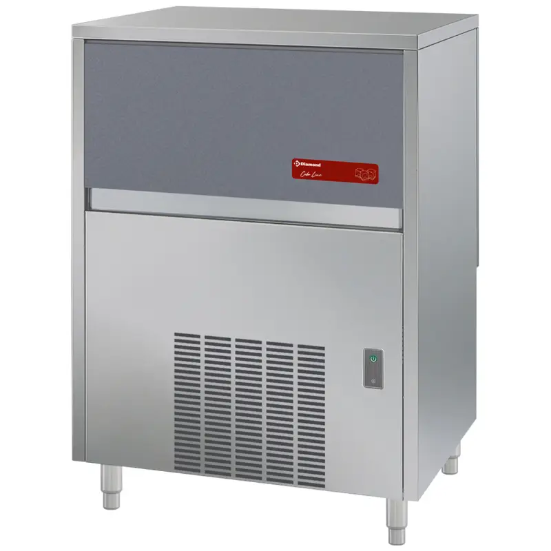 Laatste Versie Diamond IJsblokjesmachine | CUBO LINE | Volle Blokjes (23g) | 72kg/24u | Bunker 40kg | Luchtgekoeld | 735x603x850/1000mm
