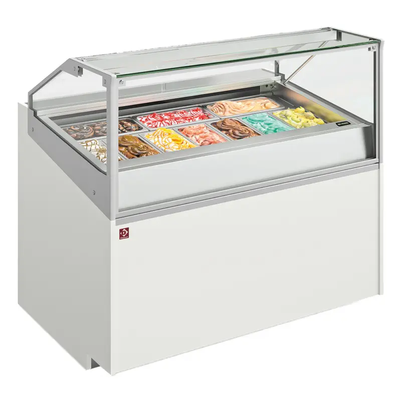 Koop Online Diamond IJstoog | 13 RVS bakken (360×165) | -18°/-15° | 1.5kW | 1650x900x1300mm