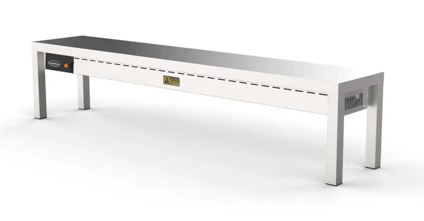 Nu Kopen Combisteel Etagere | Keramisch Verwarmd | 1 Niveau | 1800x300x350mm