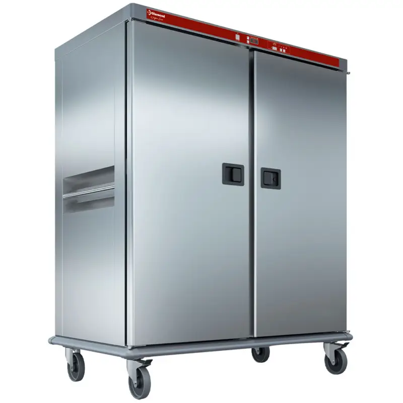 Finale Uitverkoop Diamond Horeca Verwarmde Wagen | Gecontroleerde Bevochtiging | 40x GN 2/1 | 1525x935x1885mm