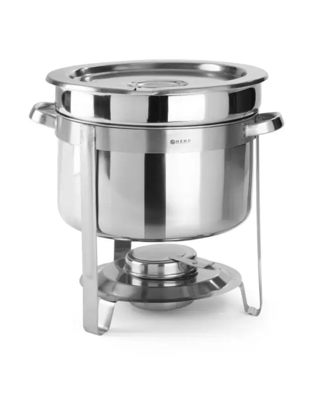 Veilige Betaling Soep Chafing Dish, Hendi, Kitchen Line, 8L, ø370x(h)325mm