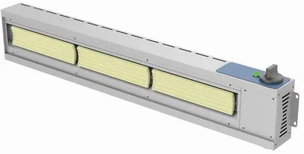 Unninox Keramisch Warmtebrug | 230v | 1600x155xh35 Seizoensaanbieding