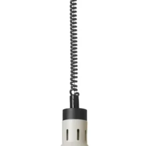 Must-Have Verstelbare warmtelamp conisch, HENDI, Wit, 230V/250W, ⌀275x(H)250mm