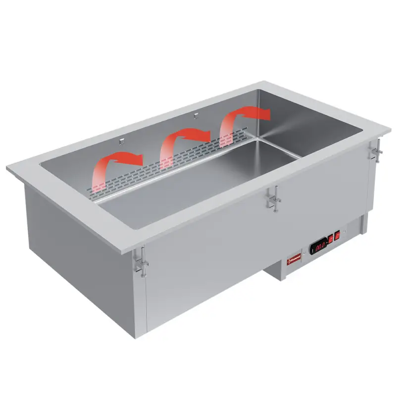 Op = Op Bain-marie Element 4 GN 1/1 – Droog – Geventileerd