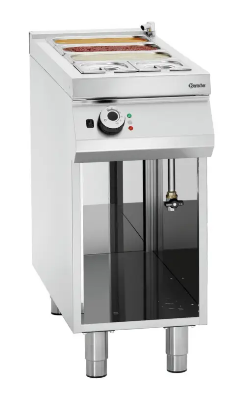 Bartscher Au-bain-Marie Pan Elektrisch | Serie 900 | 3,5kW | 1x 1/1 + 1x 1/3 GN | 400x900x900mm Voordeelprijs