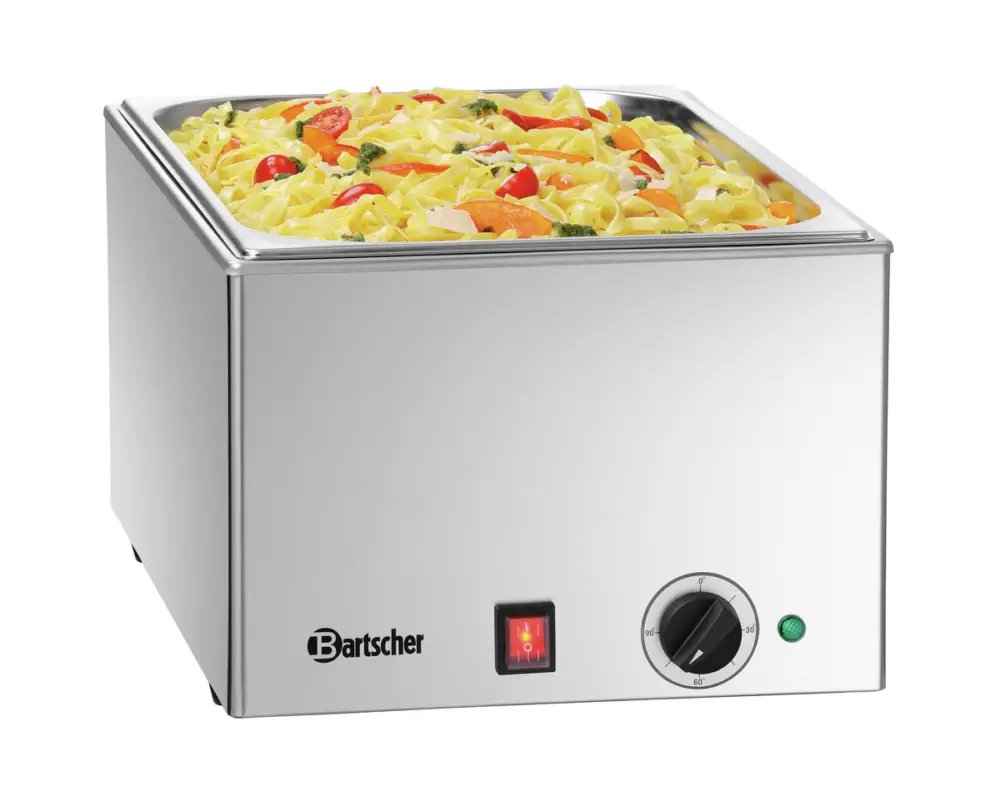 Lage Prijs Bartscher Bain Marie | Elektrisch | 1.2kW | 1/1 GN | 338x540x248mm