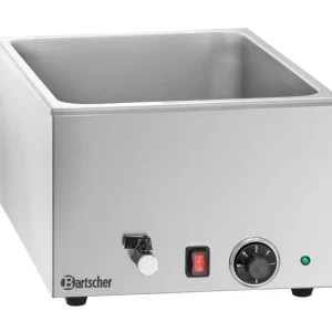 Meest Verkocht Bartscher Bain Marie | Elektrisch | 1.2kW | 1x 1/1 GN | Afvoerkraan | 340x590x240mm