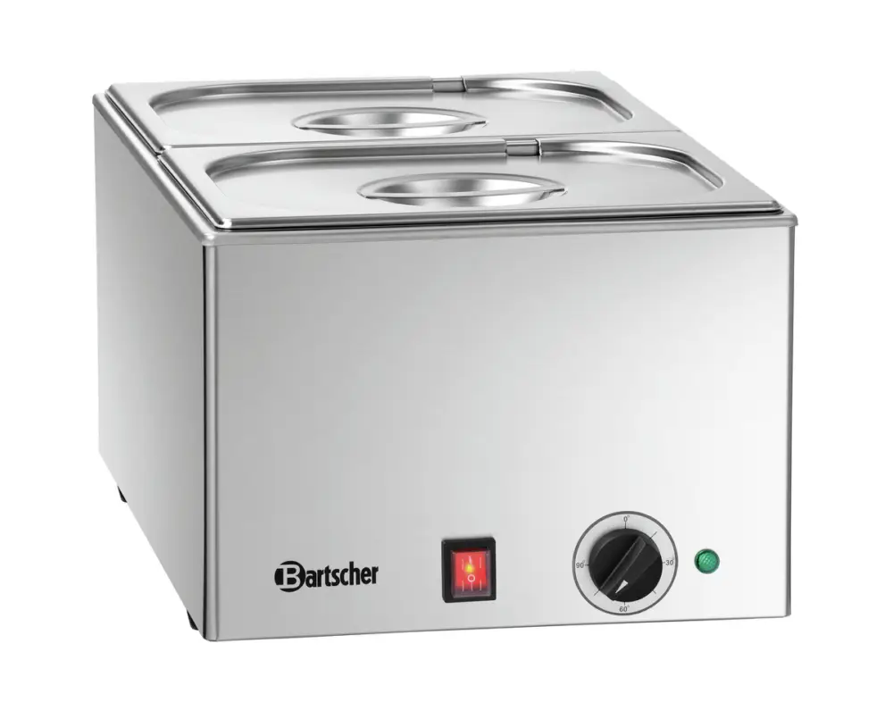 Bartscher Bain Marie | Elektrisch | 1.2kW | 2x 1/2 GN | 338x540x248mm Beste Prijs