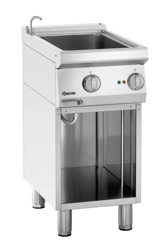 Seizoensaanbieding Bartscher Bain Marie 700 Elektrisch | 1x 1/1 GN | Met Afvoerkraan | 400x700x850mm