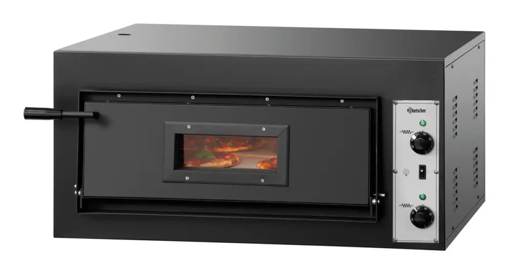 Bartscher Pizza Oven | Elektrisch | CT 100 | Zwart | 1×4 Ø300mm | 1 Kamer | 890x860x430mm Seizoensaanbieding