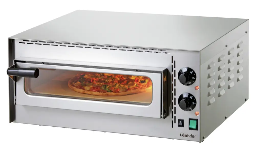 Flitsaanbieding Bartscher Pizza Oven | Mini Plus | RVS | 1x Ø35 cm | 50-400°C | 230V | 575x525x270mm
