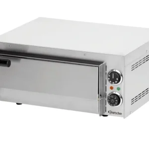 Bartscher Pizza Oven | RVS | Mini | 1x Ø35 cm | 50-300°C | 230V | 545x500x230mm Goedkoop