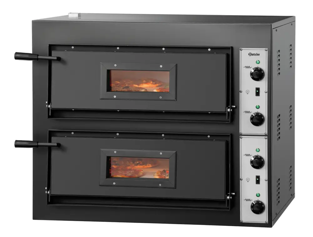 Bartscher Pizzaoven | Elektrisch | CT200 | 2x 4 Pizza’s Ø300mm | 400V | 890x860x760mm Koop Online