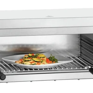 Bestseller Bartscher Salamander 401-1Z-W | Elektrisch | RVS | Infrarood | Wand- en Tafelmodel | 610x305x280mm
