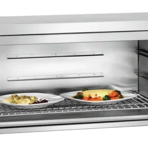 Meest Verkocht Bartscher Salamander 700-2Z II | Elektrisch | RVS | Stralingsverwarming | 910x375x425mm