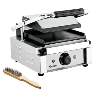 Shop Nu Bartscher Contactgrill 1800 1G | Glad | Grillplaat Gietijzer/Geëmailleerd | 290x395x210mm