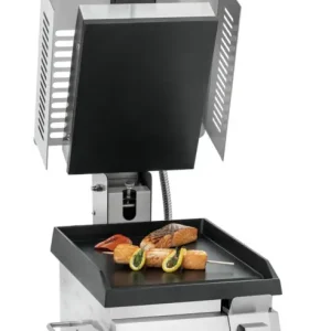 Speciale Aanbieding Bartscher Contactgrill DT 2000 1G | Glad Grilloppervlak | 230V | 50–300°C | 320x550x310mm